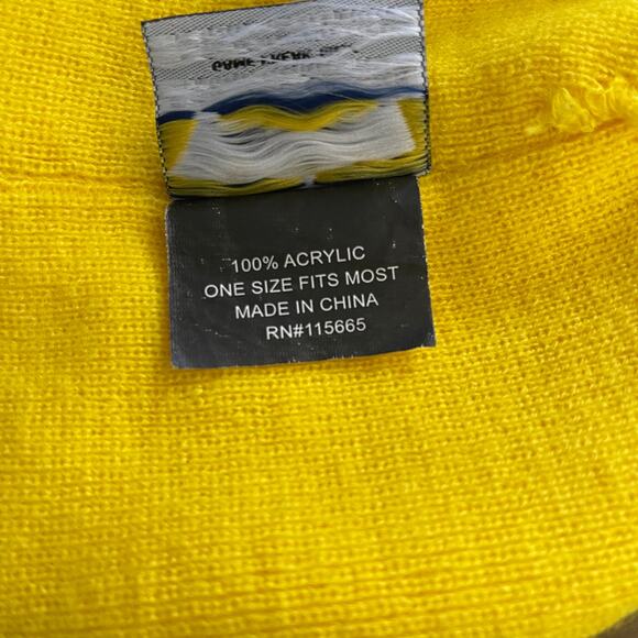 Pokémon Pikachu Face Open Mouth Knit Hat Beanie 2015 adult 4 inch Side Braids - Picture 8 of 8